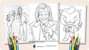 Unleash Your Inner Artist with Joker Coloring Pages!