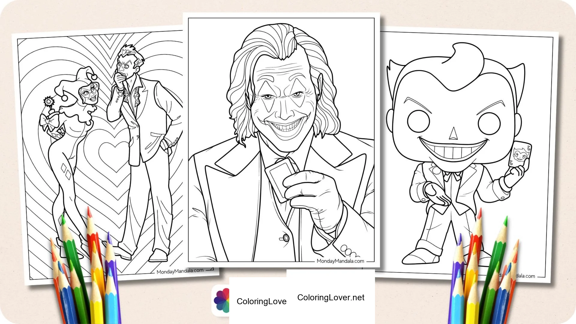 Unleash Your Inner Artist with Joker Coloring Pages!