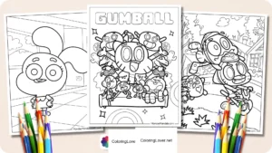Amazing World of Gumball Coloring Fun!
