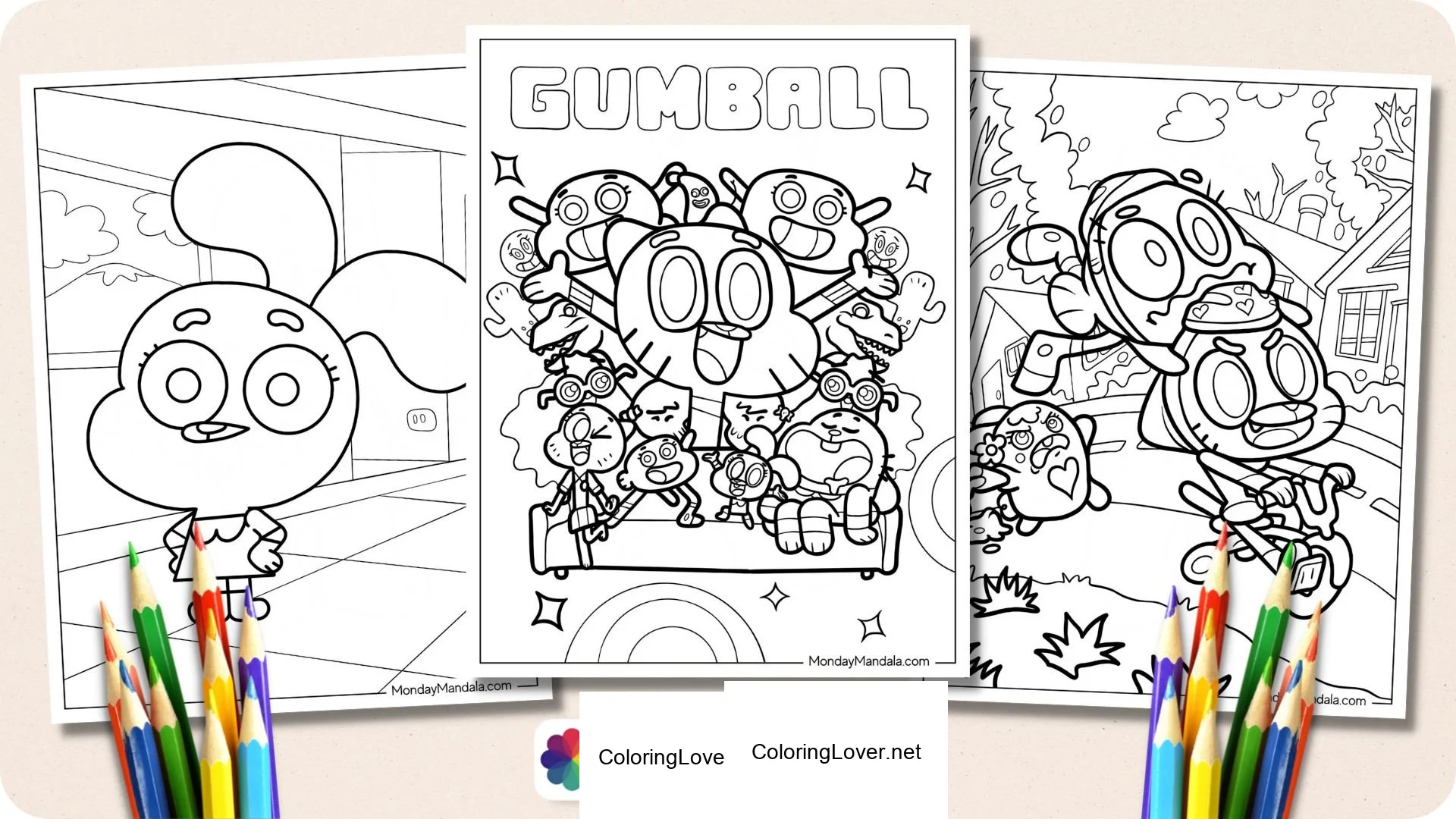 Amazing World of Gumball Coloring Fun!