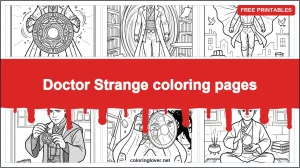 Doctor Strange coloring pages
