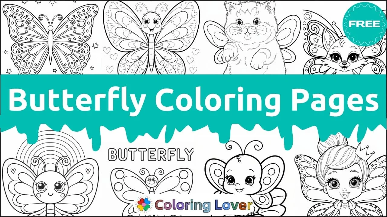 Butterfly Coloring Pages: Flutter into Fun!