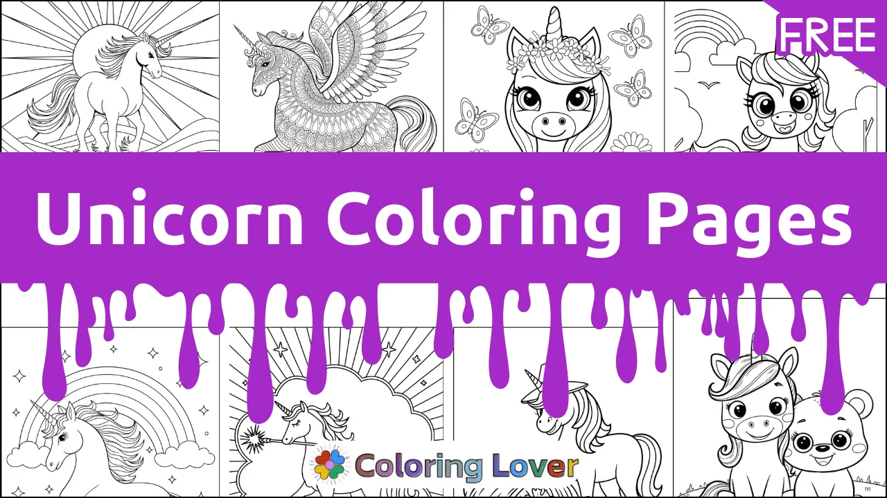Unicorn Coloring Pages: Gallop into a World of Magic!