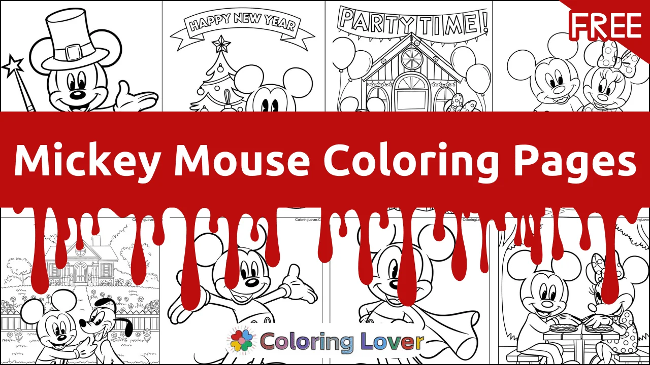 Desenhos para Colorir do Mickey Mouse