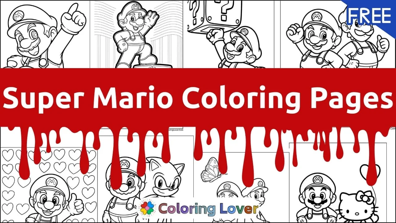 Super Mario Coloring Pages: Jump Into Fun!