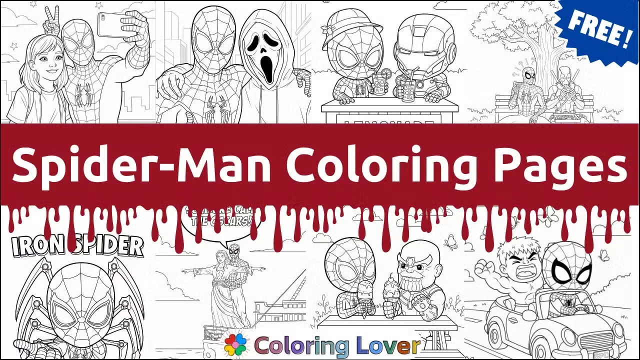 Spider-Man Coloring Pages: Swing into Fun!