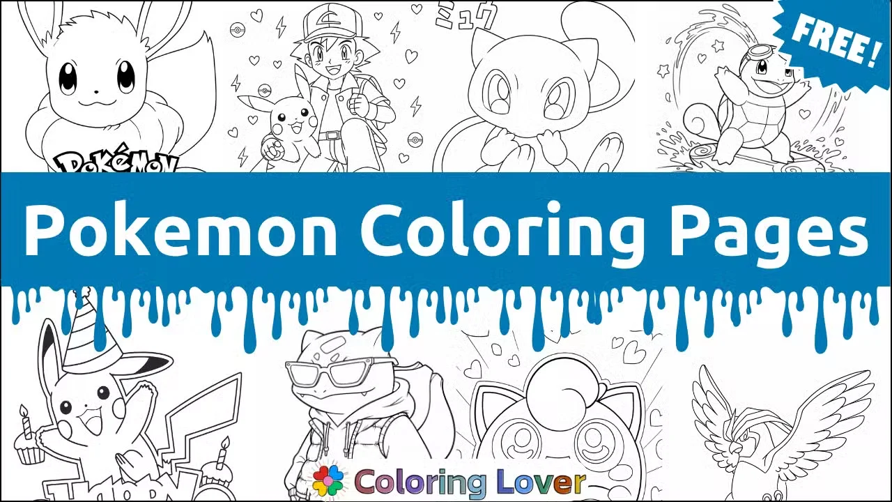 Pokemon Coloring Pages: Gotta Color 'Em All!