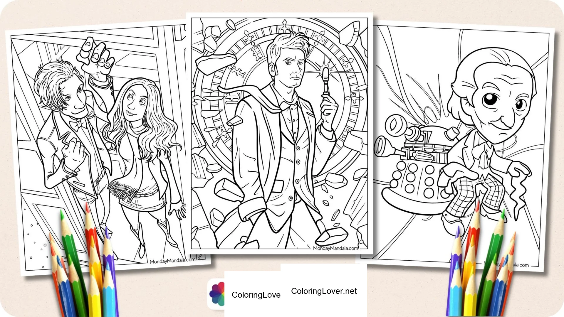 Doctor Who Coloring Fun!