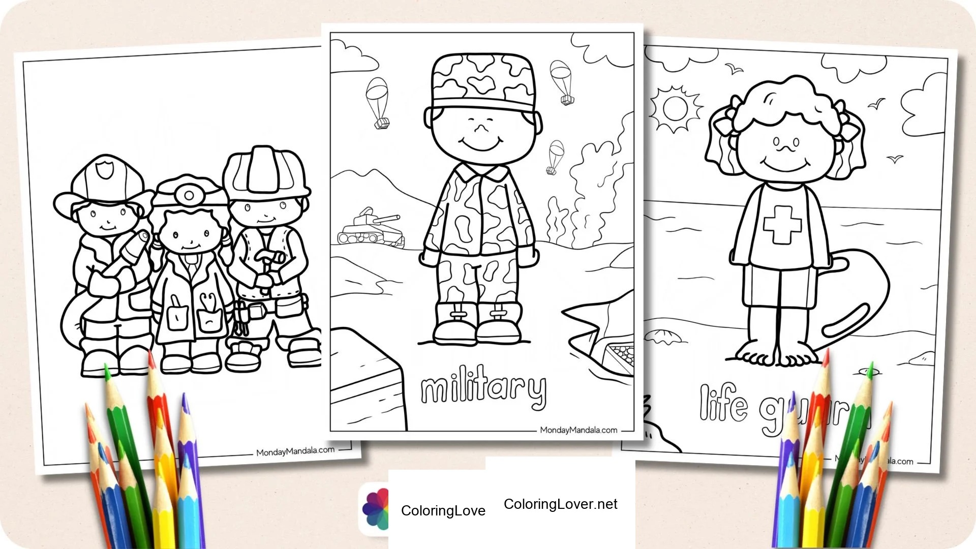 Meet Your Community Heroes: Coloring Fun!