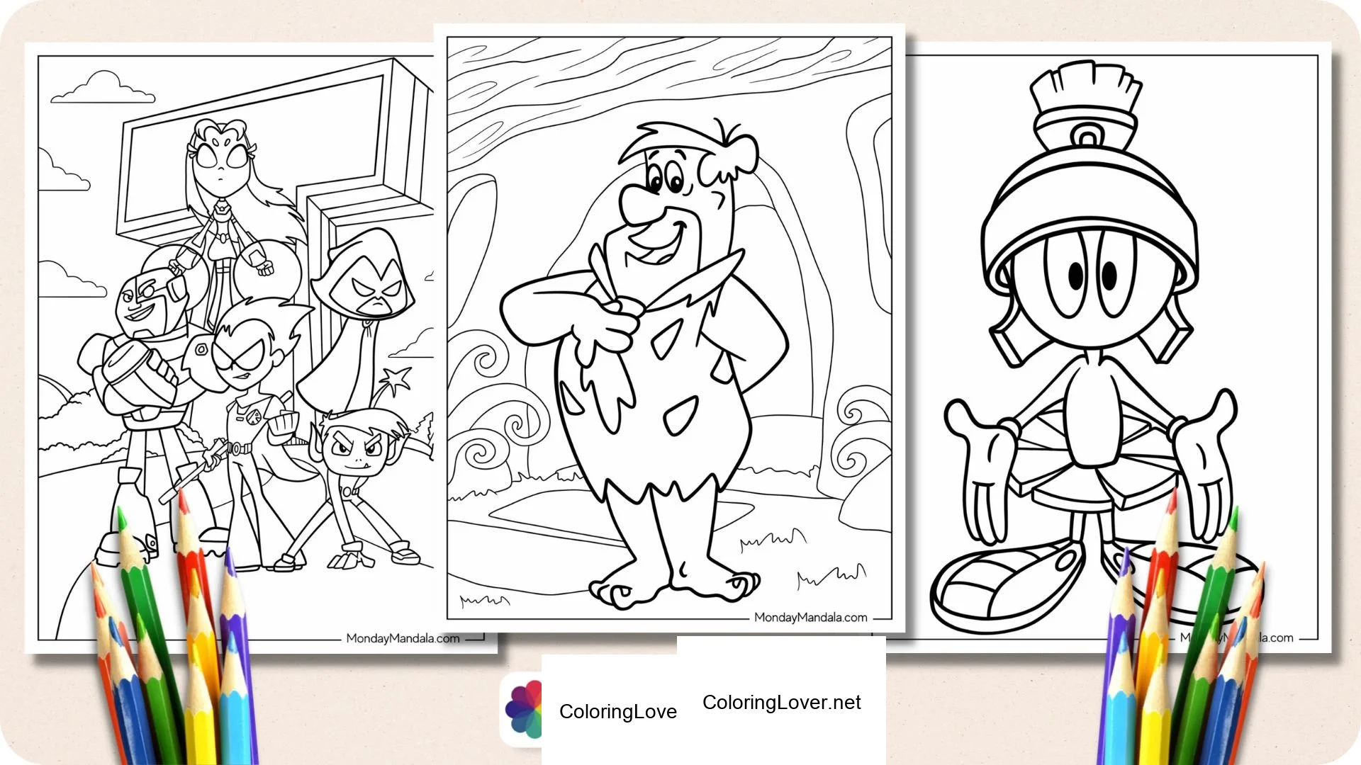 Cartoon Fun Coloring Pages