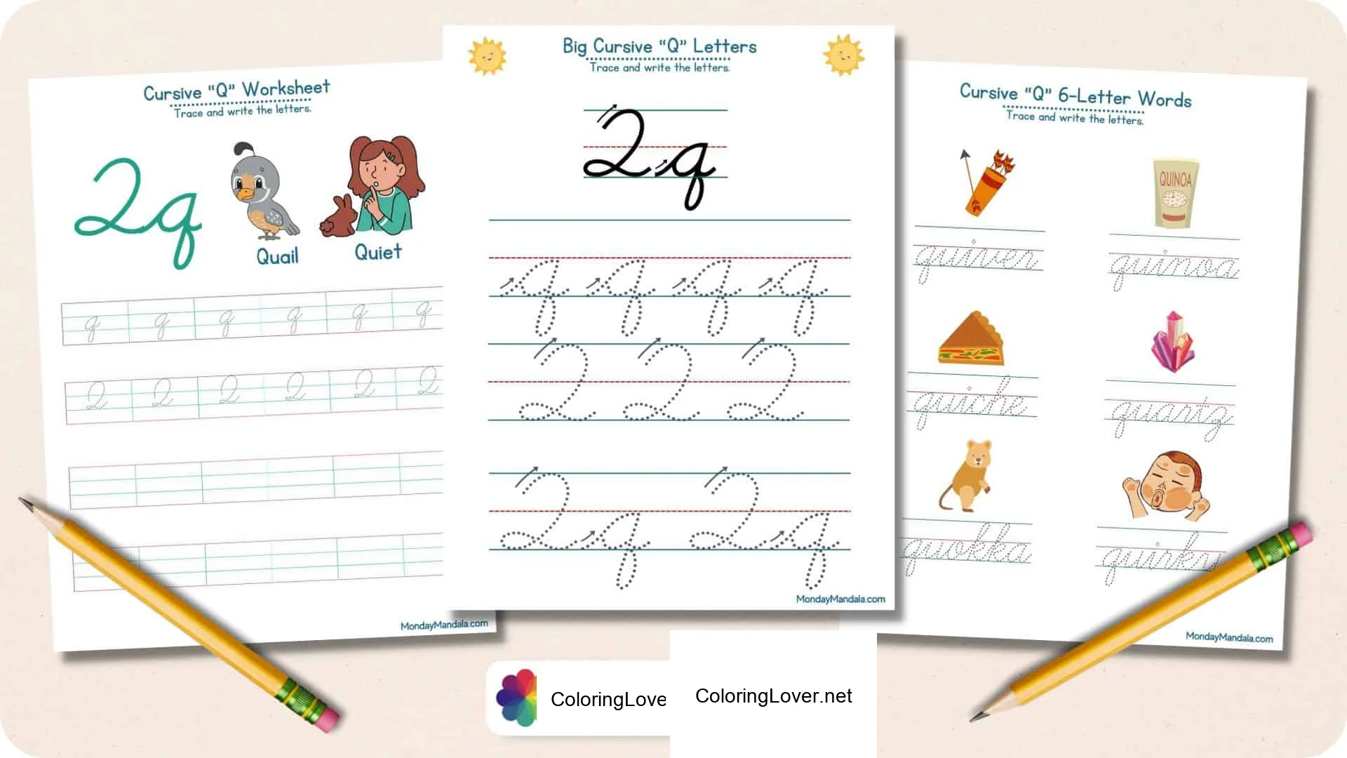 Master Cursive Q!